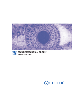 secure execution engine™ white paper