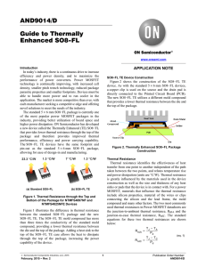 AND9014 - Guide to Thermally Enhanced SO8-FL