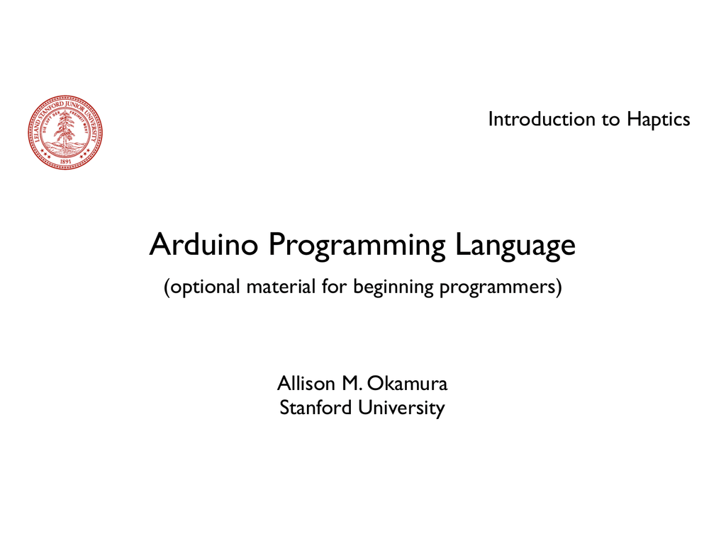 arduino programming language type