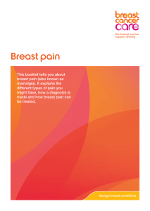 Breast pain - Breast Cancer Care