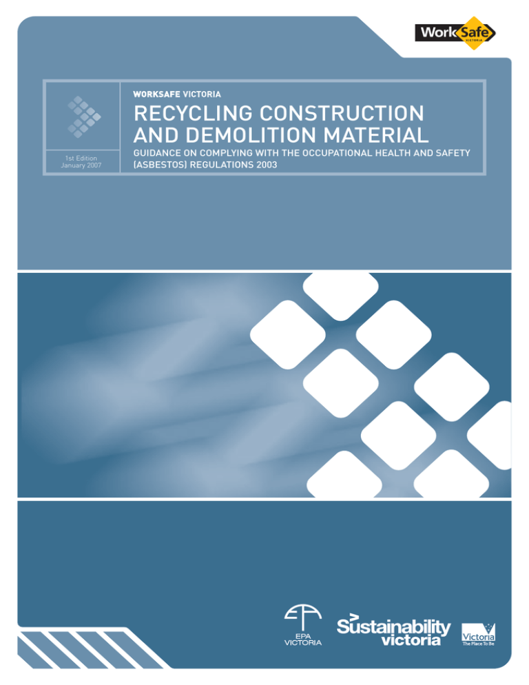 recycling construction and demolition material