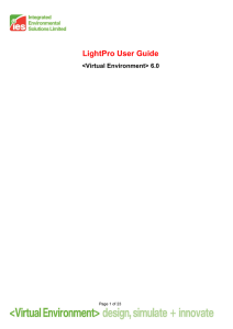 LightPro User Guide