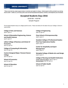 Accepted Students Days 2016