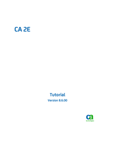 CA 2E Tutorial - Support