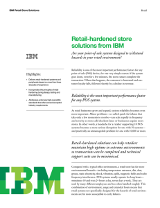 Retail-hardened store solutions from IBM