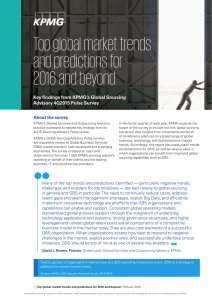 Top global market trends and predictions for 2016 and beyond