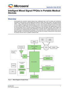 AC242: Intelligent Mixed Signal FPGAs in Portable Medical Devices