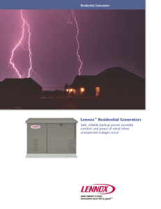 Lennox™ residential Generators