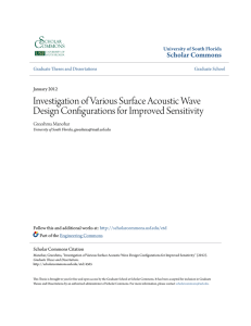 Investigation of Various Surface Acoustic Wave Design