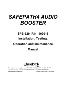 Operation Manual - Bosch Security Systems