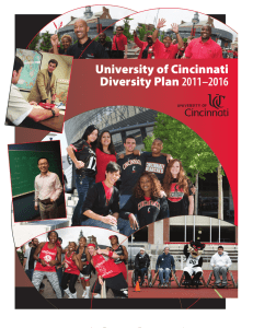 University of Cincinnati Diversity Plan 2011–2016