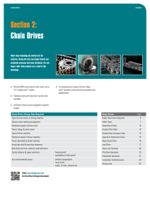 Section 2: Chain Drives - Fenner Power Transmission