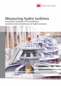Measuring hydro turbines