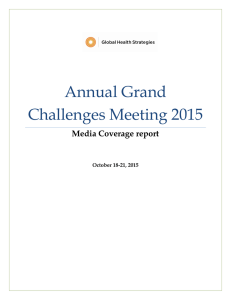 Annual Grand Challenges Meeting 2015