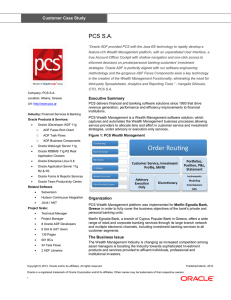 PCS SA - Oracle