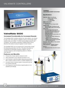 VALVEMATE CONTROLLERS