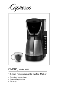 10-Cup Programmable Coffee Maker