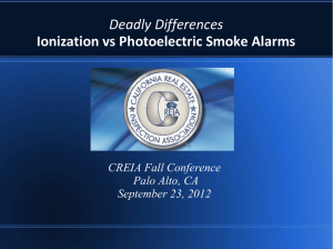 Deadly Differences Ionization vs Photoelectric Smoke Alarms Test