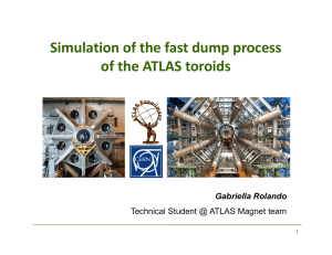 Characterization and simulation of the fast dump of the ATLAS toroids