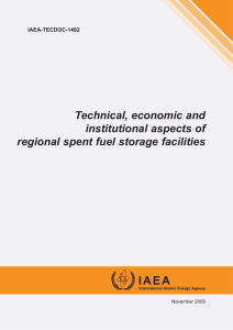 Technical, economic and institutional aspects of