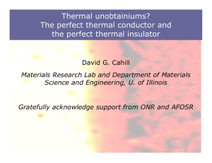 Thermal unobtainiums? The perfect thermal conductor and the