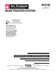 im 6100 seamtrackersystem