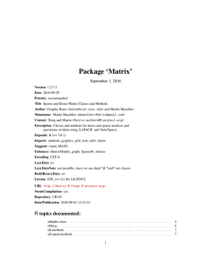 Package `Matrix`