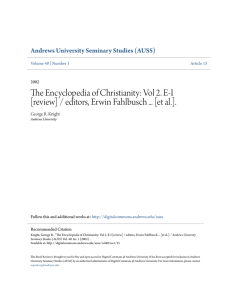 Vol 2. EI [review] / editors, Erwin Fahlbusch