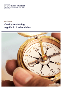 CC20 Charity fundraising: a guide to trustee duties