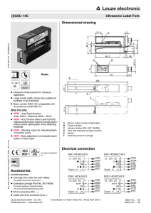 Accessories: Dimensioned drawing Electrical connection (I)GSU