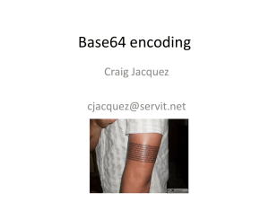 Base64 encode/decode