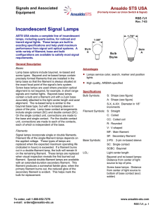 Incandescent Signal Lamps