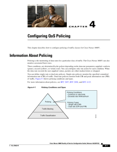 Configuring QoS Policing
