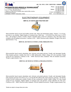 ELECTROTHERAPY EQUIPMENT