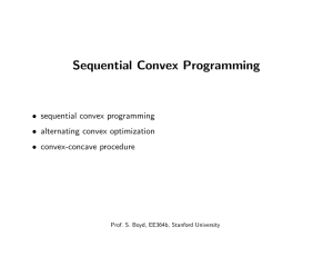 Sequential Convex Programming