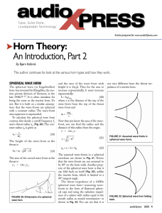 Horn Theory: An Introduction, Part 2