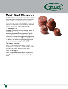 Metric Standoff Insulators