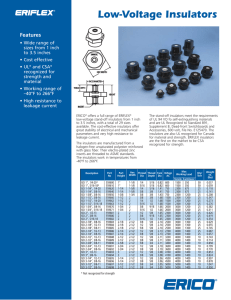 Low-Voltage Insulators