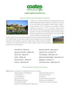 RESUME - Coates Irrigation Consultants