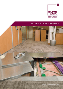 Eurodek`s Raised Access Floor solutions