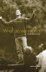 What do we expect?