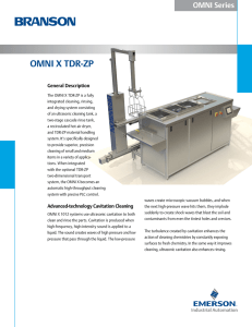 OMNI X TDR-ZP - Emerson Industrial Automation