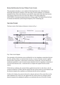 Broken Rail Detection On Lines Without Track Circuits This