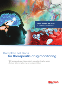 for therapeutic drug monitoring
