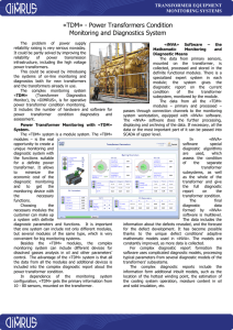 «TDM» - Power Transformers Condition Monitoring and Diagnostics