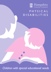 Physical Disabilities - Hampshire County Council