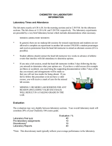 Lab Information