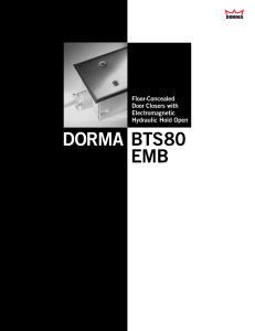 DORMA BTS80 EMB