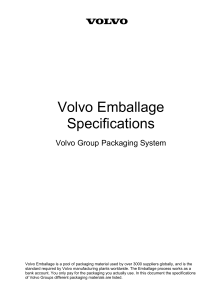 Volvo Group Packaging Instructions North America