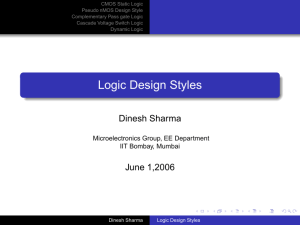 Logic Design Styles